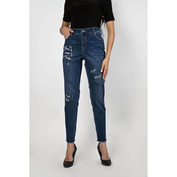 NEW FRANK LYMAN denim jeans in blue - Picture 1 of 4